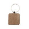 Llavero de madera cuadrado