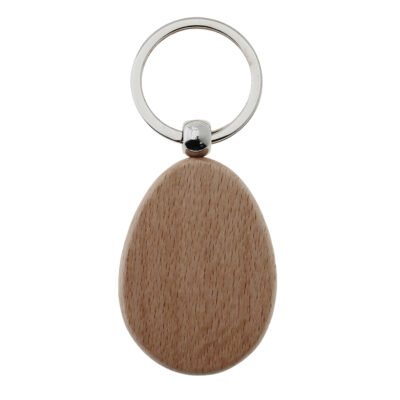 Llavero de madera óvalo