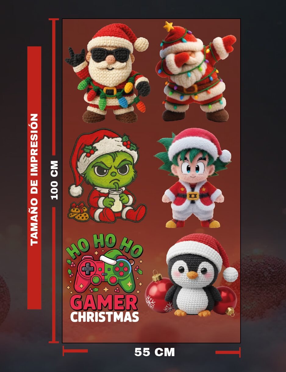 DTF Impresión 55cm X 100cm