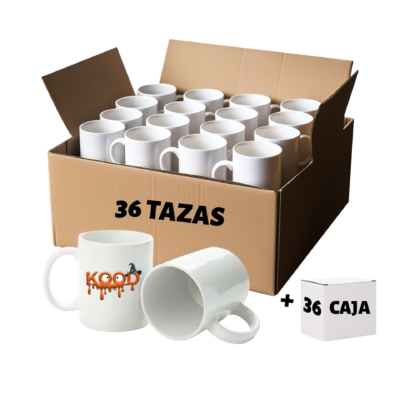 PACK HALLOWEEN (Caja de 36 Tazas + 50 Diseños)