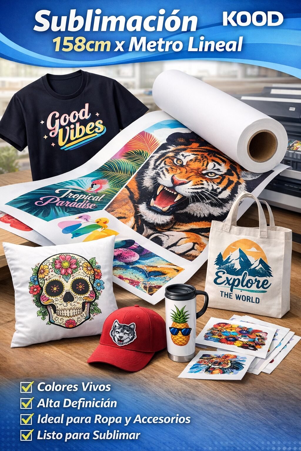 SUBLIMACIÓN 158CM X METRO LINEAL